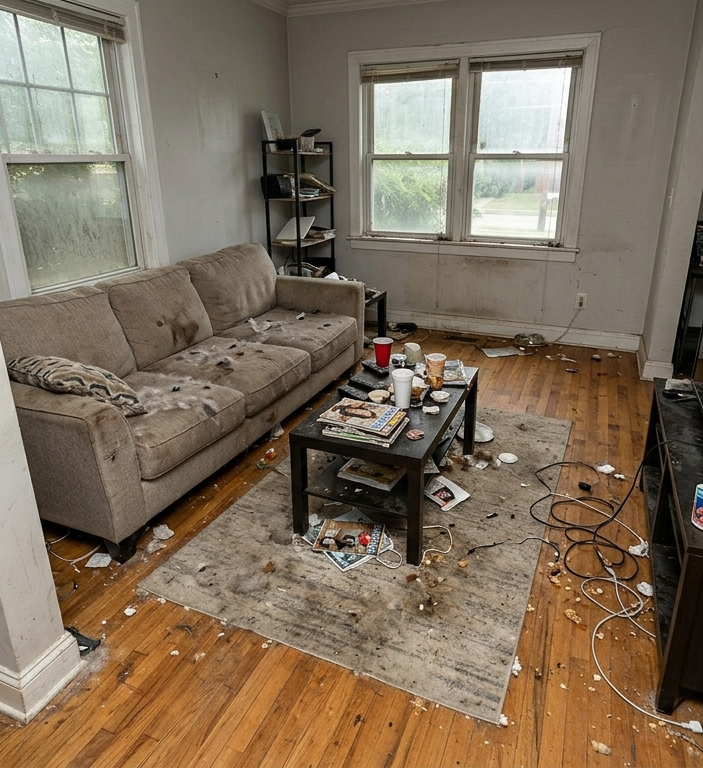 Before cleaning